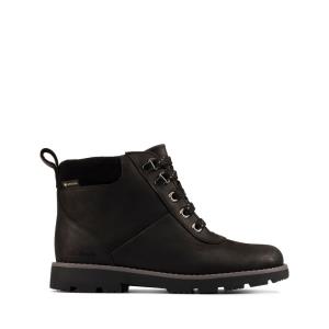 Fiú Clarks Heath Go GORE-TEX Kid Originals Bakancs Fekete | CLK948TKF