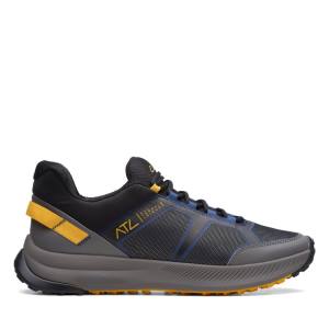 Férfi Clarks ATL Trail Lo Tornacipő Fekete | CLK038CDJ