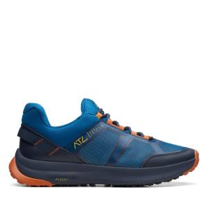 Férfi Clarks ATL Trail Lo Tornacipő Kék | CLK976NVZ