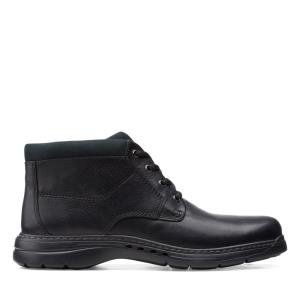 Férfi Clarks Brawley Up Alkalmi Csizma Fekete | CLK361DBG