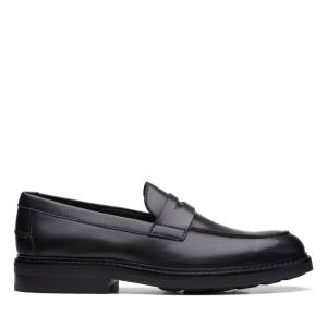 Férfi Clarks Craft Evan Ease Mokaszin Fekete | CLK746JOC