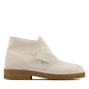 Férfi Clarks Desert Boot 221 Originals Bakancs Fehér | CLK801PAK