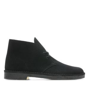 Férfi Clarks Desert Boot Originals Bakancs Fekete | CLK802SRV