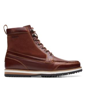 Férfi Clarks Durston Hi Originals Bakancs Barna | CLK675WVU