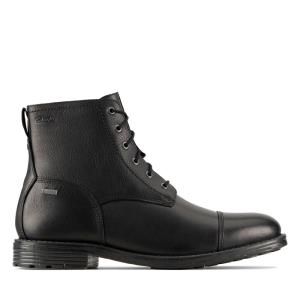 Férfi Clarks Foxwell Hi GORE-TEX Originals Bakancs Fekete | CLK967BHK