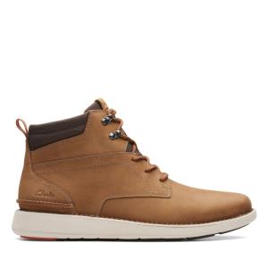 Férfi Clarks Larvik Mid Originals Bakancs Sötétbarna | CLK526LKM