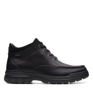 Férfi Clarks Rockie 2 HI GORE-TEX Bokacsizma Fekete | CLK390TIH