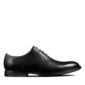 Férfi Clarks Ronnie Walk Fekete Cipő Fekete | CLK319WFM