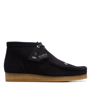 Férfi Clarks Wallabee Alkalmi Csizma Fekete | CLK914WLI