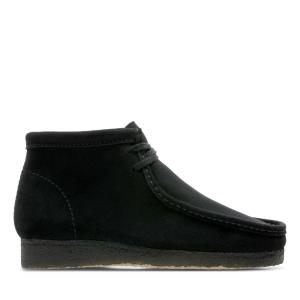 Férfi Clarks Wallabee Boot Originals Bakancs Fekete | CLK256KXS