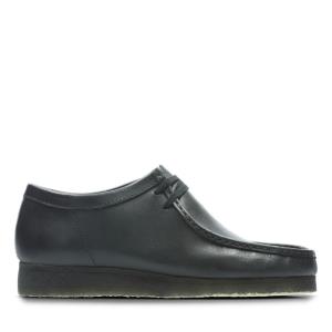 Férfi Clarks Wallabee Fekete Cipő Fekete | CLK897RJT