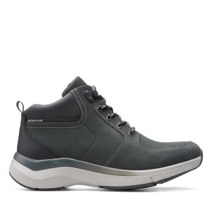 Férfi Clarks Wave2.0 Hi Alkalmi Csizma Sötétszürke | CLK089PDL