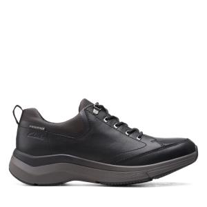 Férfi Clarks Wave 2.0 Vibe Fekete Cipő Fekete | CLK841QRM