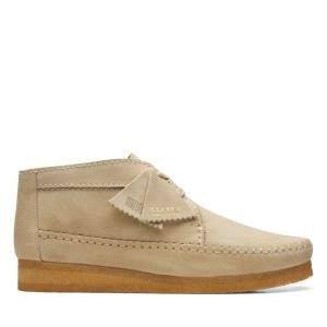 Férfi Clarks Weaver Bokacsizma Bézs | CLK738BME