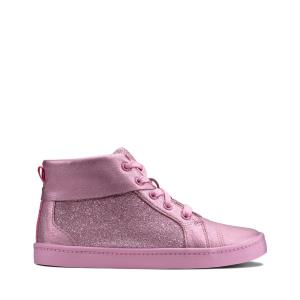 Lány Clarks City Oasis Hi Kid Originals Bakancs Rózsaszín | CLK518TYW