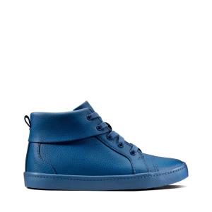 Lány Clarks City Oasis Hi Kid Originals Bakancs Sötétkék | CLK861JUE