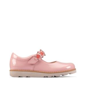 Lány Clarks Crown Petal Kid Kényelmi Cipő Világos Rózsaszín | CLK953RPH