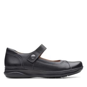 Női Clarks Appley Walk Fekete Cipő Fekete | CLK748KHW