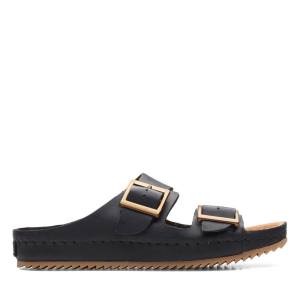 Női Clarks Brookleigh Sun Szandál Fekete | CLK764SPT