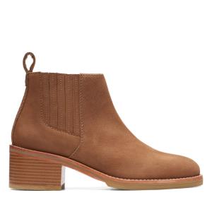 Női Clarks Cologne Top Bokacsizma Világos Barna | CLK378UWC