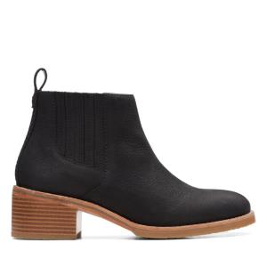 Női Clarks Cologne Top Magassarkú Csizma Fekete | CLK920AJI