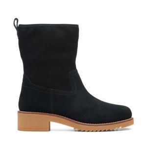 Női Clarks Eden Mid Hi Alkalmi Csizma Fekete | CLK356GMO