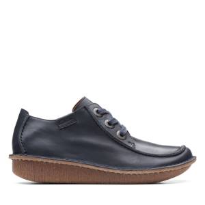 Női Clarks Funny Dream Balerina Cipő Sötétkék | CLK497JPL