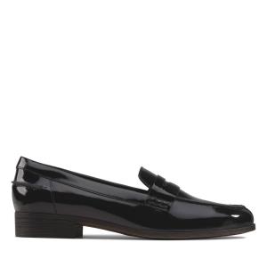 Női Clarks Hamble Loafer Balerina Cipő Fekete | CLK678KWD