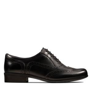 Női Clarks Hamble Oak Brogue Cipő Fekete | CLK532VZR