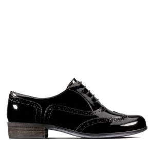 Női Clarks Hamble Oak Brogue Cipő Fekete | CLK729SLN