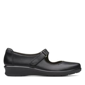 Női Clarks Hope Henley Fekete Cipő Fekete | CLK743YCE