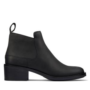 Női Clarks Memi Zip Bokacsizma Fekete | CLK870VHM