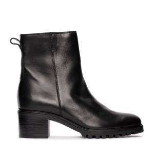 Női Clarks Meraleigh Zip Bokacsizma Fekete | CLK752SRY