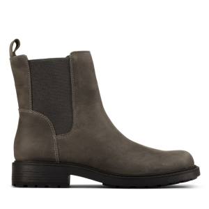 Női Clarks Orinoco 2 Top Bokacsizma Sötétszürke | CLK806MRP