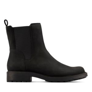 Női Clarks Orinoco 2 Top Chelsea Csizma Fekete | CLK465UMS