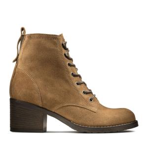 Női Clarks Thornby Csipke Bokacsizma Barna | CLK698WFP