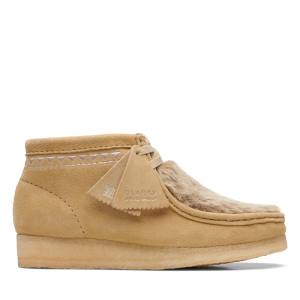 Női Clarks Wallabee Alkalmi Csizma Khaki | CLK736BQC