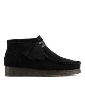 Női Clarks Wallabee Boot Bokacsizma Fekete | CLK937BNP