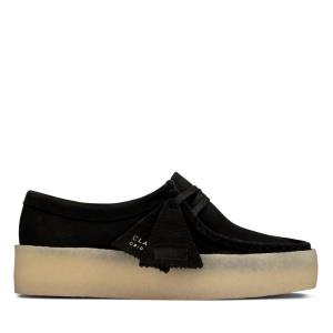 Női Clarks Wallabee Cup Balerina Cipő Fekete | CLK473YPC