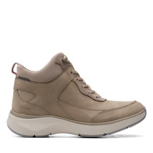 Női Clarks Wave 2.0 Mid. Bokacsizma Olivazöld | CLK940NAT