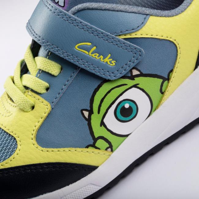 Fiú Clarks Aeon Scare Kid Tornacipő Kék | CLK896HLN