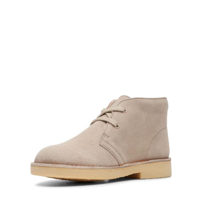 Fiú Clarks Desert Boot Originals Bakancs Barna | CLK309TPB