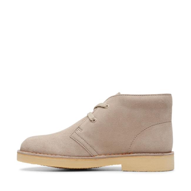 Fiú Clarks Desert Boot Originals Bakancs Barna | CLK309TPB