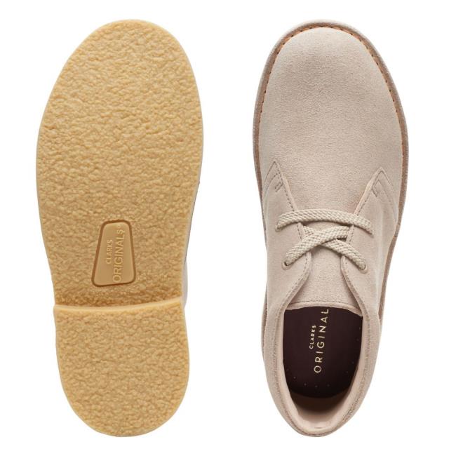 Fiú Clarks Desert Boot Originals Bakancs Barna | CLK309TPB