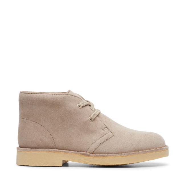 Fiú Clarks Desert Boot Originals Bakancs Barna | CLK309TPB