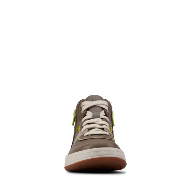 Fiú Clarks Fawn Peak Kid Originals Bakancs Szürke | CLK682KEB