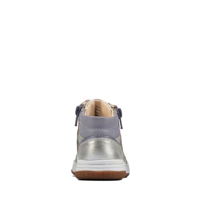 Fiú Clarks Fawn Peak Kid Tornacipő Titán | CLK356YXP