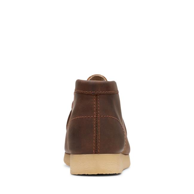 Fiú Clarks Wallabee Boot Originals Bakancs Barna | CLK429JZU