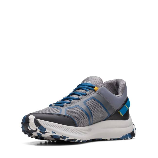 Férfi Clarks ATL Trail Lo Tornacipő Szürke | CLK859HQM