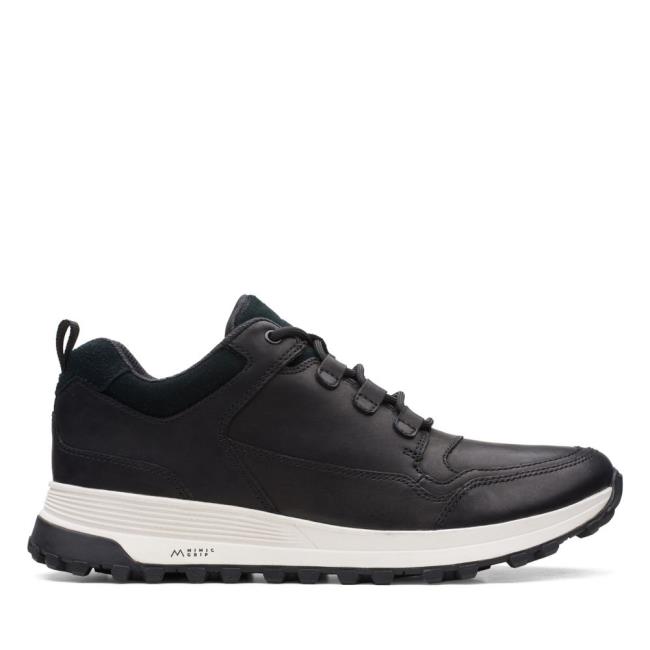 Férfi Clarks ATL Trek Lo Tornacipő Fekete | CLK658JMY